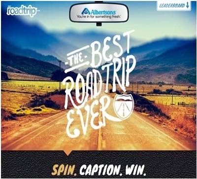 Albertsons.com Best Road Trip Ever 2013 Sweepstakes