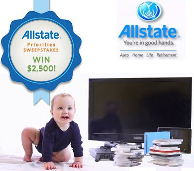 Allstate Priorities Sweepstakes 2013