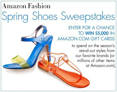 Amazon Fashion Spring Shoes Sweepstakes 2013