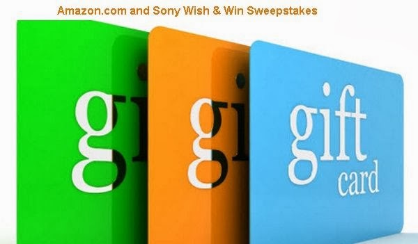Amazon.com and Sony Wish & Win Sweepstakes