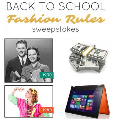 Back To School Fashion Rules Sweepstakes
