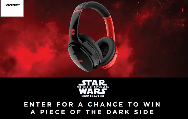 Bose Star Wars Dark Side Sweepstakes