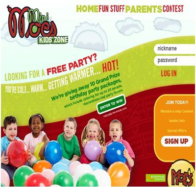 Clubminimoes.com Birthday Party Package Contest