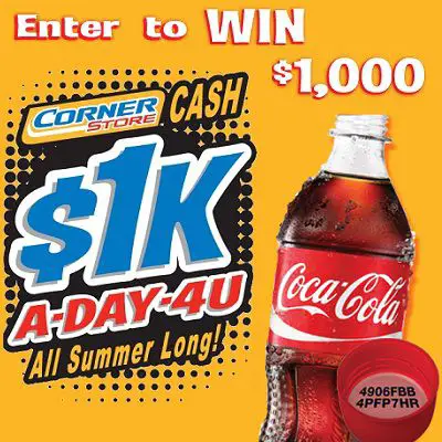 Win $1000 in Corner Store Cash Giveaway