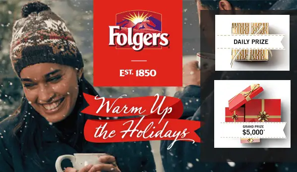 Folgers Wakin’ Up Club Warm Up the Holidays Promotion