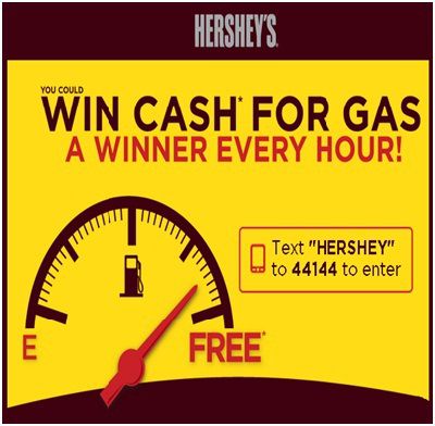 Hershey's Cash For Gas Giveaway