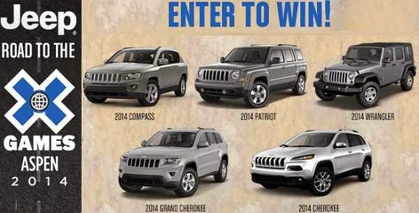 Jeep Road to the X Games Sweepstakes