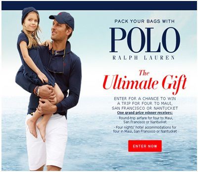 Macys.com Ralph Lauren Polo Fathers Day Sweepstakes