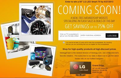 NewEggFlash.com Sizzlin' Summer Sweepstakes