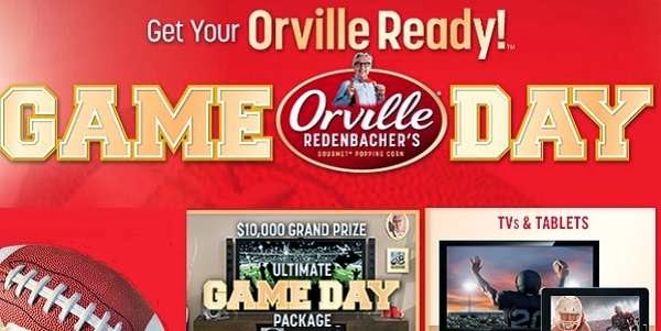 Orville.com Gameday Sweepstakes