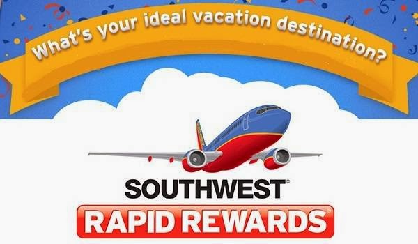 25000 Rapid Rewards Bonus Point Giveaway