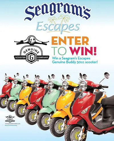 Seagram's Escapes Buddy Scooter Sweepstakes