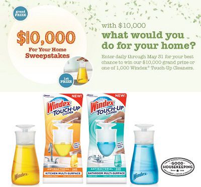 Win $10,000 in Touch Up Your Home Sweepstakes