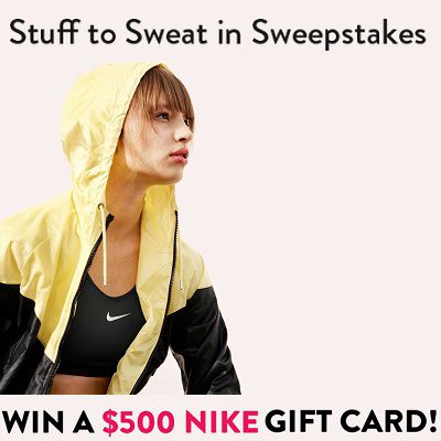 Win a $500 Nike Gift Card in Stuff to Sweat in Sweepstakes