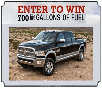 Win 700 Gallons of Fuel