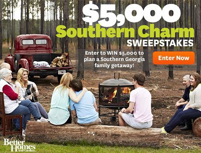 $5000 BHG.com Southern Charm Sweepstakes