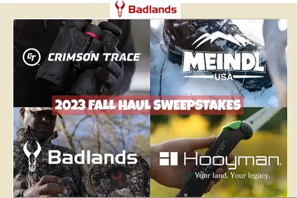 Badlands 2023 Fall Giveaway: Win $4,250 in Free Gift Cards & Hunting Gear