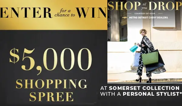 Somerset Collection $5000 Free Shopping Spree Giveaway
