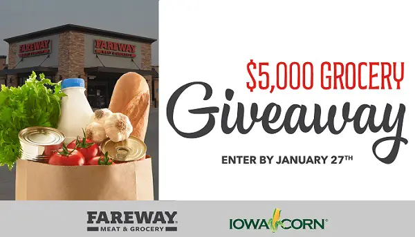 Fareaway $5000 Free Grocery Giveaway