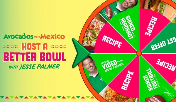 Avocados from Mexico Better Bowl Spin to Win Game Giveaway