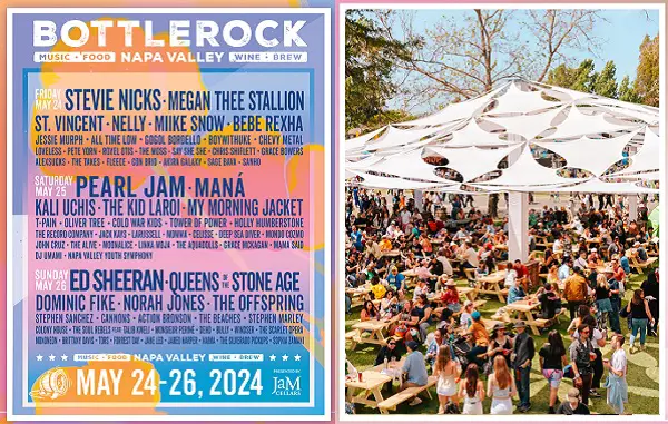 Alle Napa Valley Weekend Sweepstakes: Win Trip to Attend BottleRock Festival