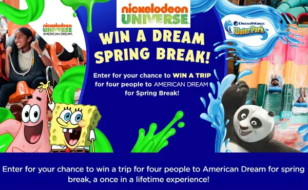 American Dream Spring Break Vacation Giveaway: Win a Trip, Tickets & $500 Gift Card