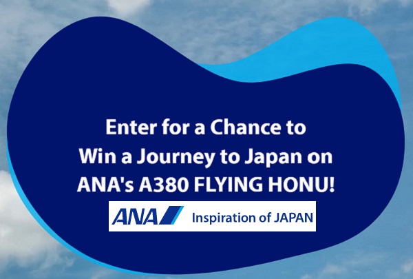 ANA Journey With Flying Honu Sweepstakes: Win a Trip to Japan, Model Plane & Plush Toys