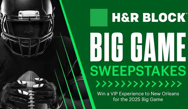 HR Block Big Game Giveaway: Win a Trip to Attend 2025 Big Game in New Orleans!