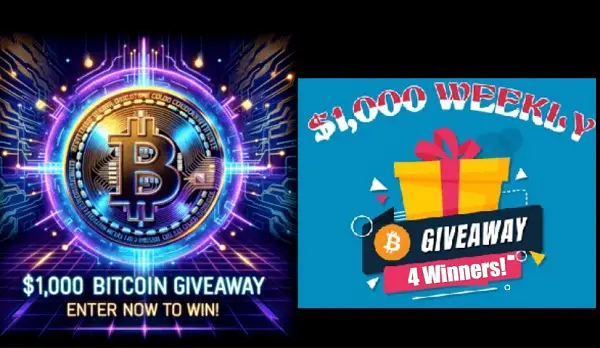 Bitcoin Sweepstakes 2024 (Win $250 Weekly)