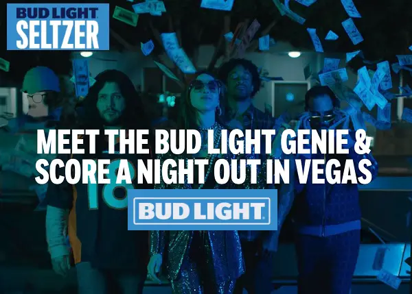 Bud Light Genie Messenger Super Bowl & Las Vegas Trip Giveaway