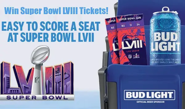 Bud Light’s Easy to Score a Seat Super Bowl Tickets Giveaway (250+ Winners)