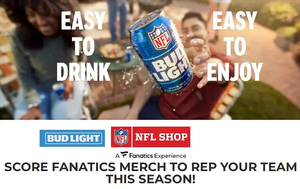 Budlight $50 NFLShop.com Gift Cards Giveaway (300 Winners)