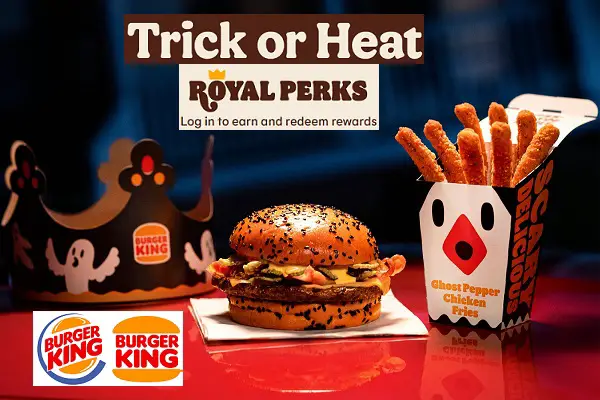 Trick or Heat Burger King Halloween Giveaway: Instant Win Sandwiches, Fries & More