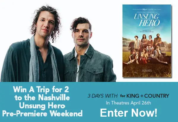 CCM Magazine Nashville Trip Giveaway: Win a Trip & Movie Screening of Unsung Hero