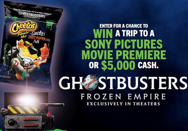 Cheetos Ghostbuster Giveaway: Win Cash or Trip!