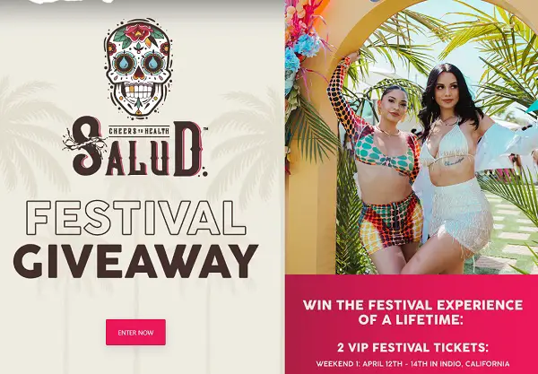 Taste Salud Festival Giveaway: Win a Free Trip to Attend Coachella Festival!