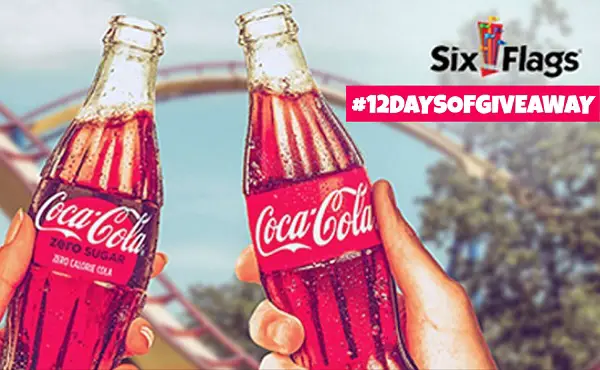 Coca Cola Six Flags 12 Days of Giveaways (12 Winners)