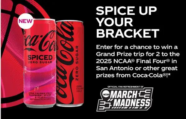 Coca-Cola NCAA March Madness Trip Sweepstakes 2024