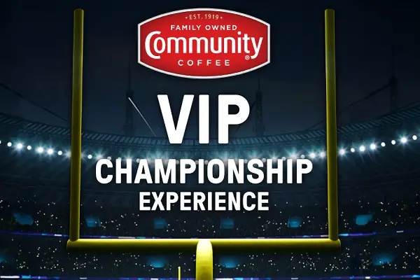 Community Coffee College Championship Experience Giveaway 2023