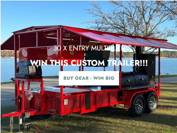 Custom Cooking Trailer Giveaway: Win Trailer & $20,000 Free Cash Prize