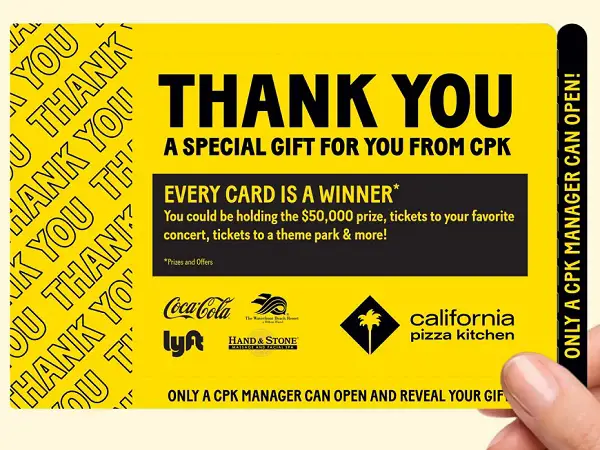 California Kitchen Thank You Giveaway: Win Cash, Tickets or Trip! (50 Winners)