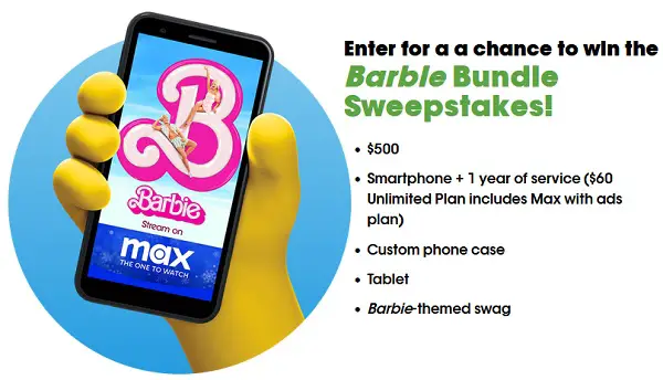 Cricket Wireless Barbie Sweepstakes: Win a Free Barbie Bundle! (8 Winners)