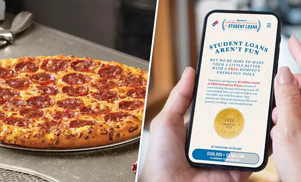 Domino’s Emergency Pizzas for Student Loans Sweepstakes: Win Free Pizza! (67,205 Prizes)