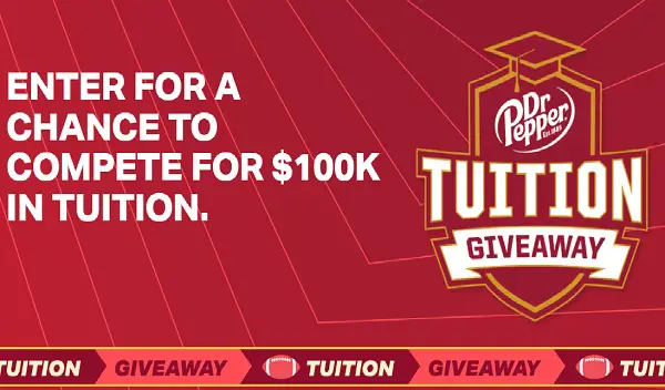 The 2026 Dr Pepper National Tuition Giveaway Challenge & Contest – Win Up to $100,000 in Tuition