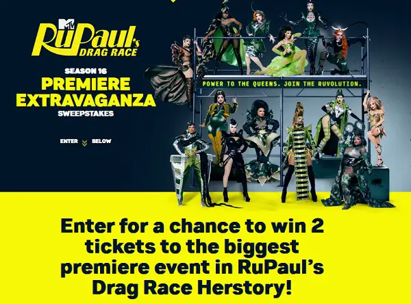Drag Race Season 16 Premiere Tickets Giveaway (5 Winners)