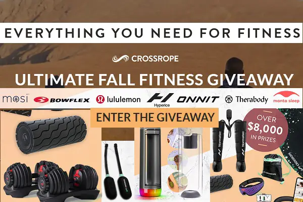 Win Over $8,000 Gym Gear in Fall Fitness Giveaway (20+ Winners)