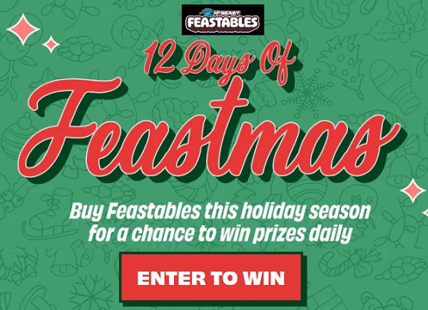 Feastables 12 Days of Giveaway (90+ Winners)