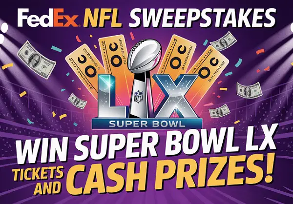 FedEx NFL Sweepstakes – Win Super Bowl LX Tickets and Cash Prizes!