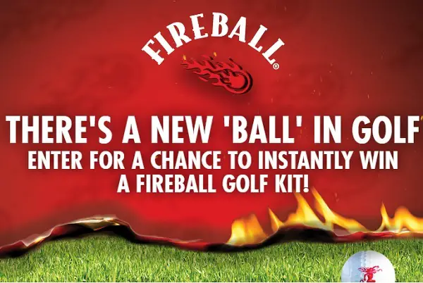 Fireball Birdie Shot Golf Giveaway: Instant Win Fireball Golf Kit (30 Winners)