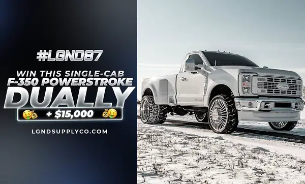 LGND Ford Truck Giveaway – Win 2024 Ford Raptor R and A $40,000 Cash!
